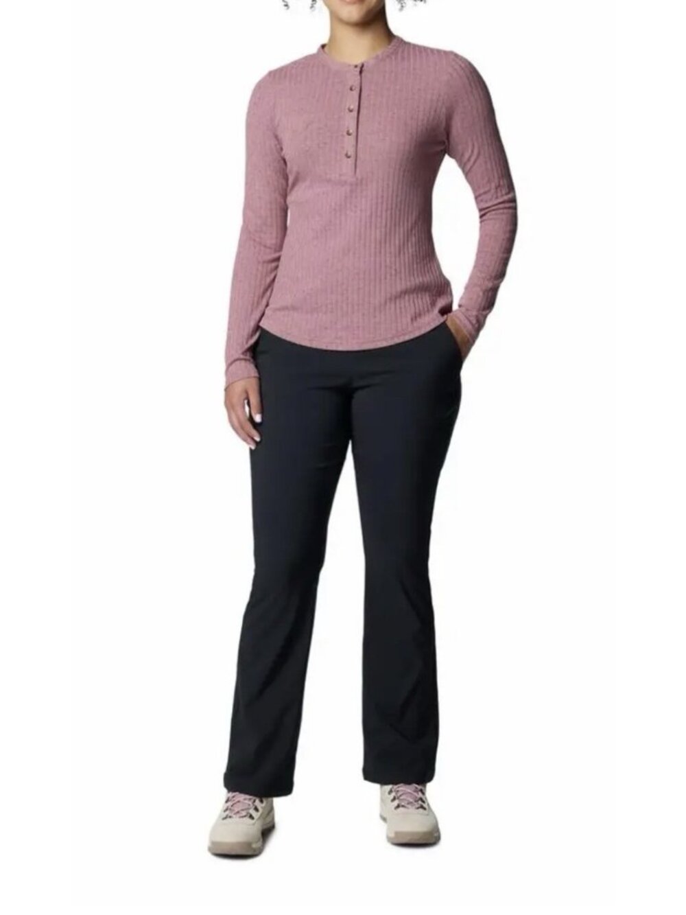 Columbia Women's Anytime Outdoor Pants 18W Black Nylon Stretchy Drawstring